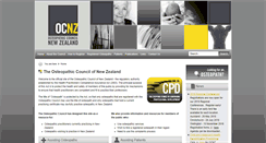 Desktop Screenshot of osteopathiccouncil.org.nz